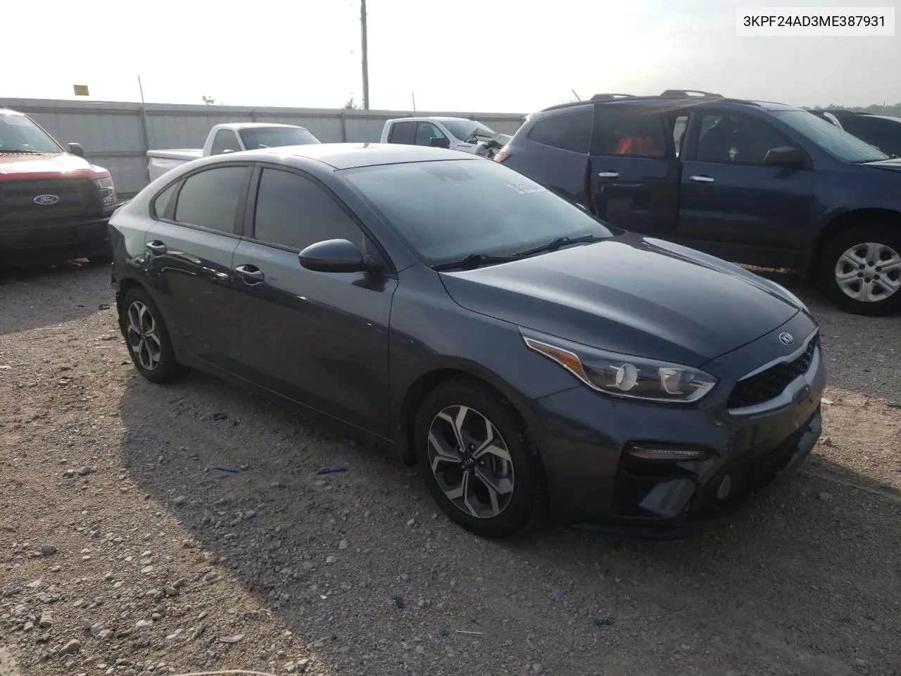 2021 Kia Forte Fe VIN: 3KPF24AD3ME387931 Lot: 52450904