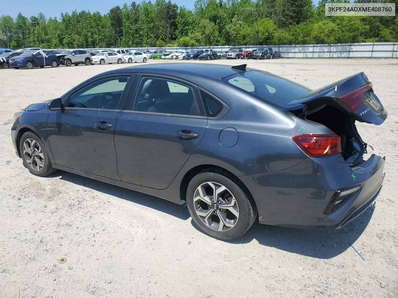 2021 Kia Forte Fe VIN: 3KPF24ADXME408760 Lot: 52665774