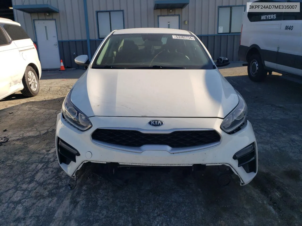 2021 Kia Forte Fe VIN: 3KPF24AD7ME335007 Lot: 53202734