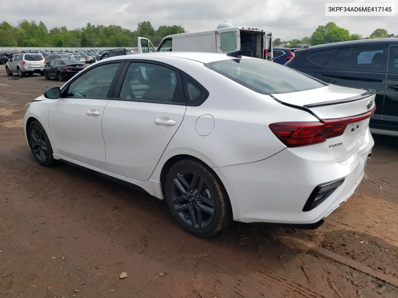 2021 Kia Forte Gt Line VIN: 3KPF34AD6ME417145 Lot: 53674184