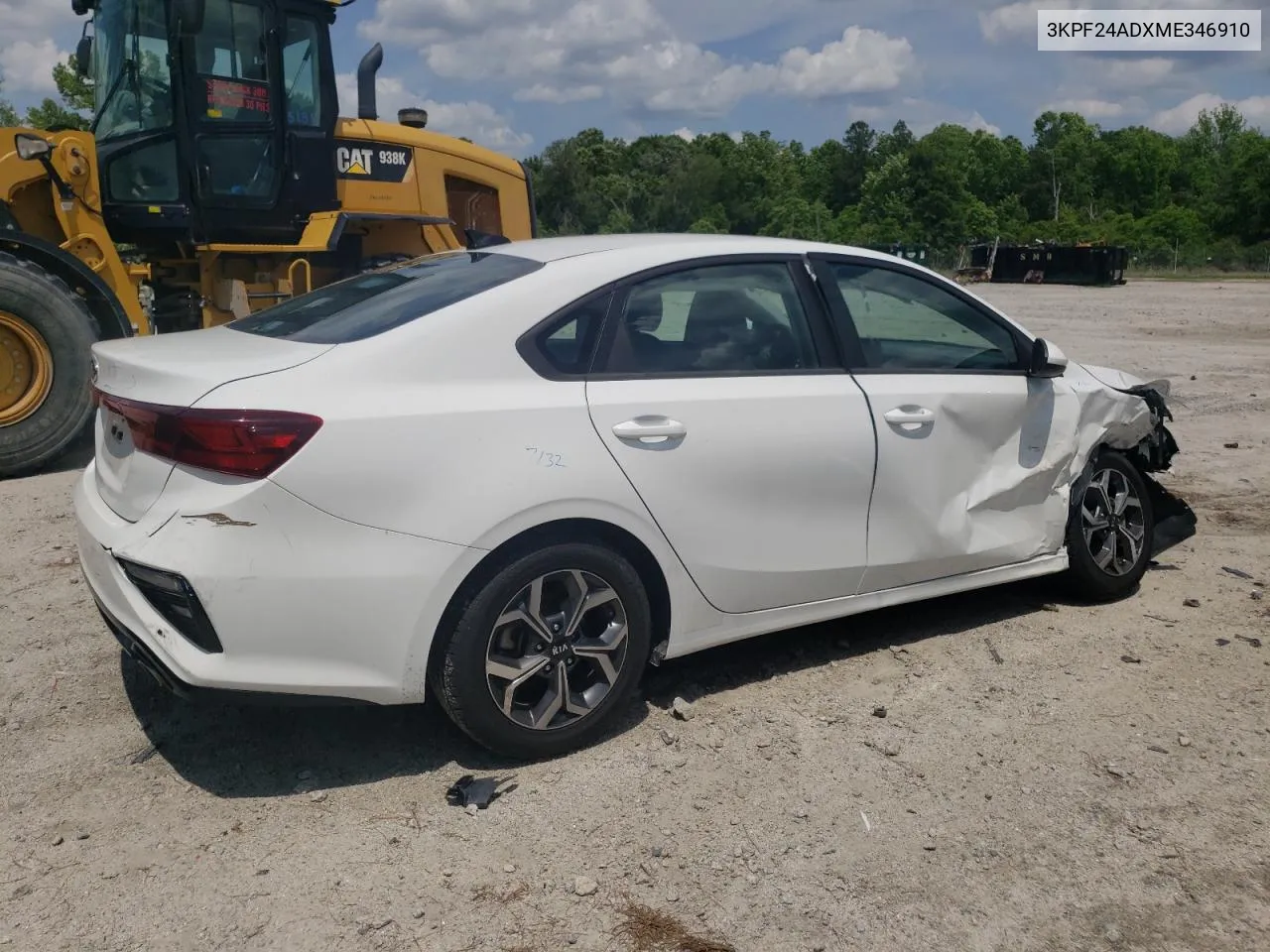 2021 Kia Forte Fe VIN: 3KPF24ADXME346910 Lot: 53928234