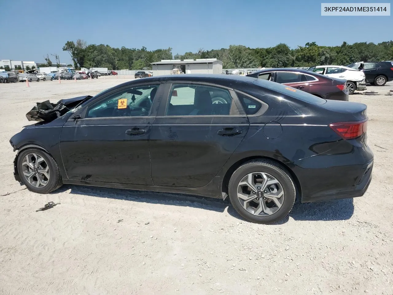 2021 Kia Forte Fe VIN: 3KPF24AD1ME351414 Lot: 56720724