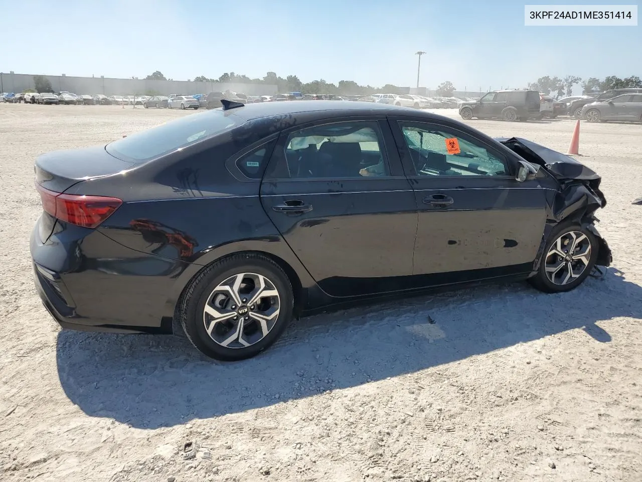 2021 Kia Forte Fe VIN: 3KPF24AD1ME351414 Lot: 56720724