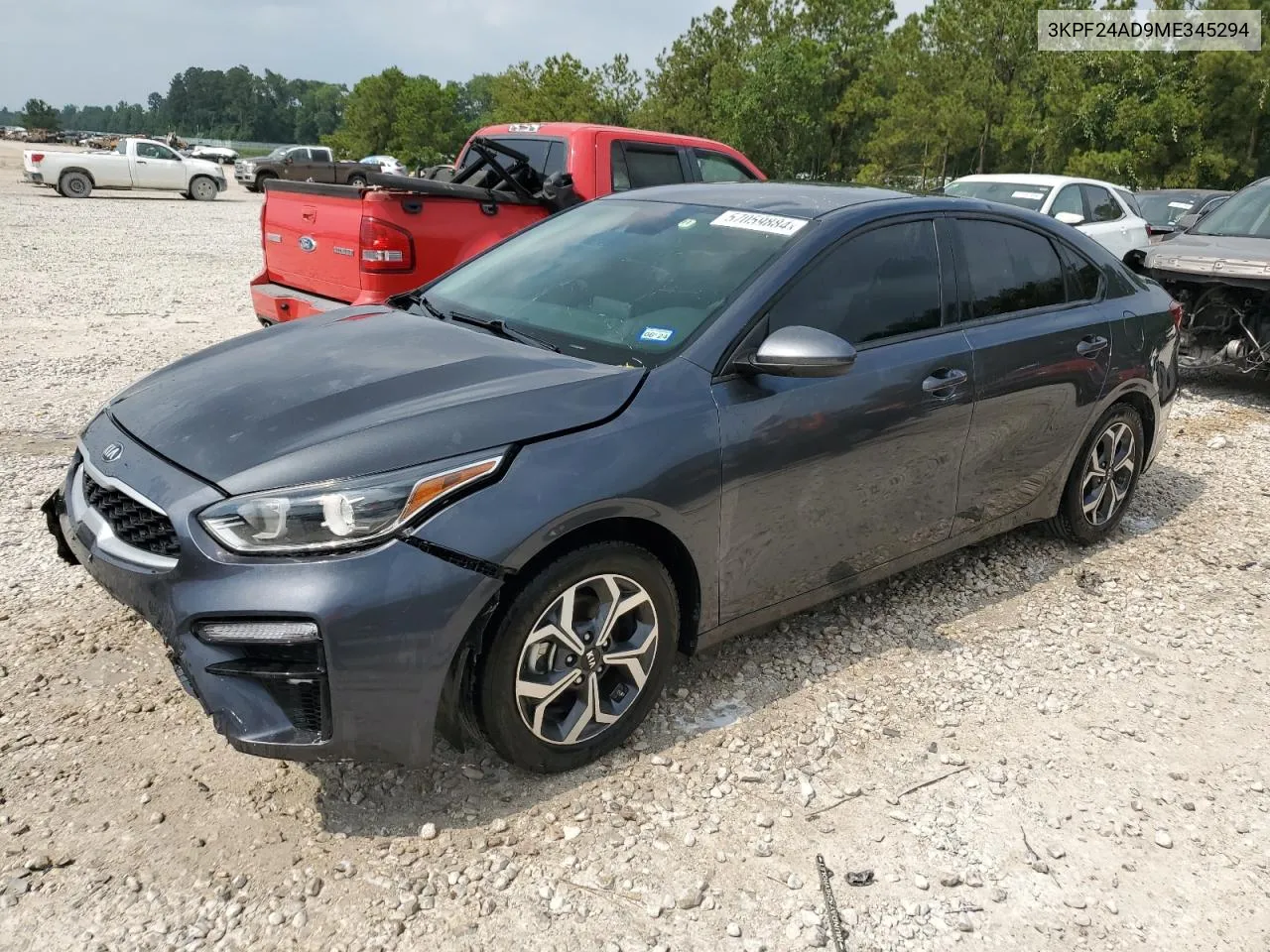 2021 Kia Forte Fe VIN: 3KPF24AD9ME345294 Lot: 57059884