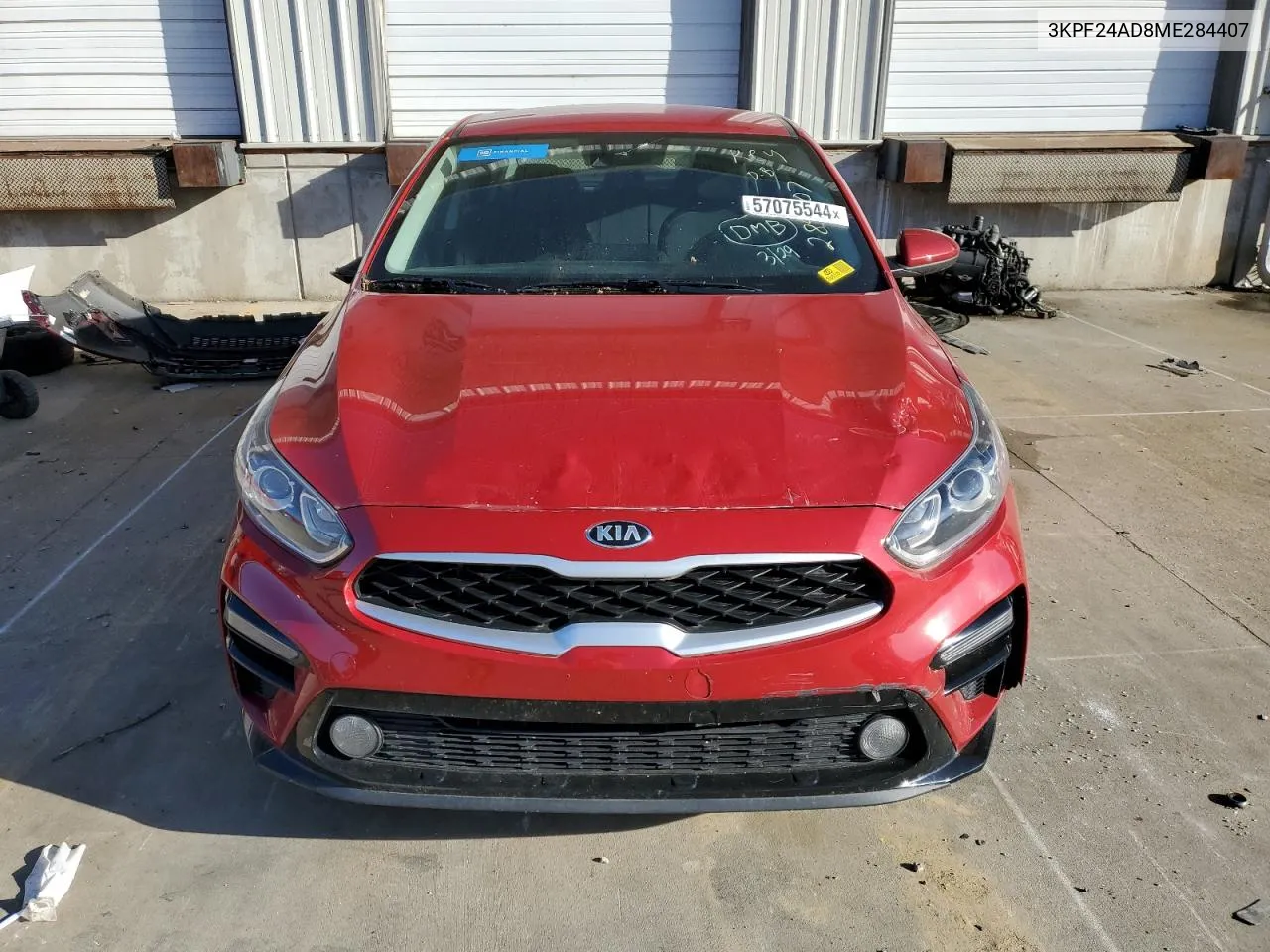 2021 Kia Forte Fe VIN: 3KPF24AD8ME284407 Lot: 57075544