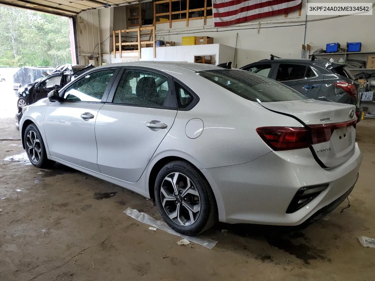 2021 Kia Forte Fe VIN: 3KPF24AD2ME334542 Lot: 57090754