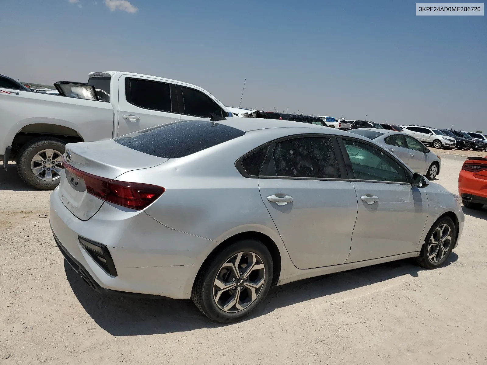 2021 Kia Forte Fe VIN: 3KPF24AD0ME286720 Lot: 57872374