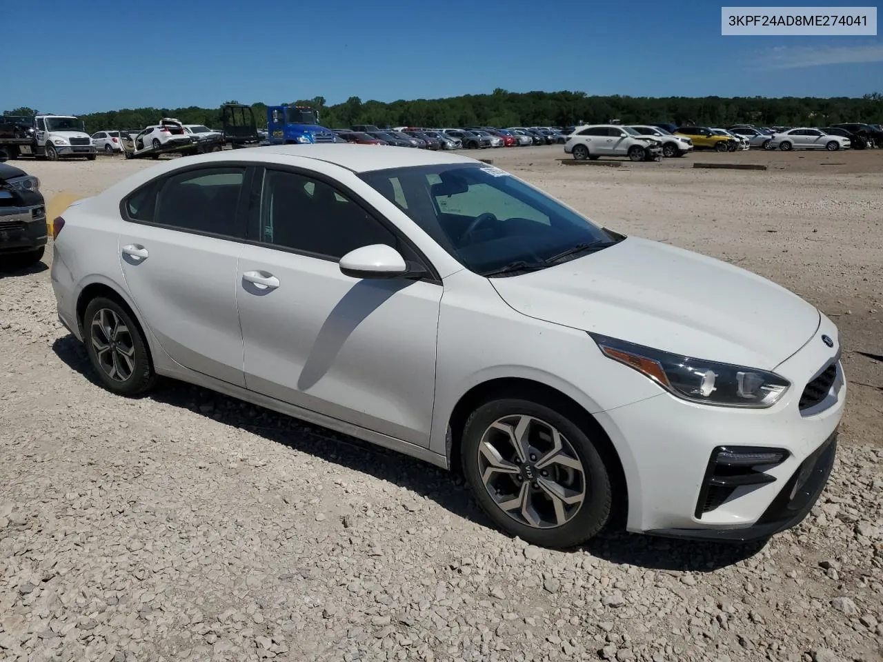 3KPF24AD8ME274041 2021 Kia Forte Fe