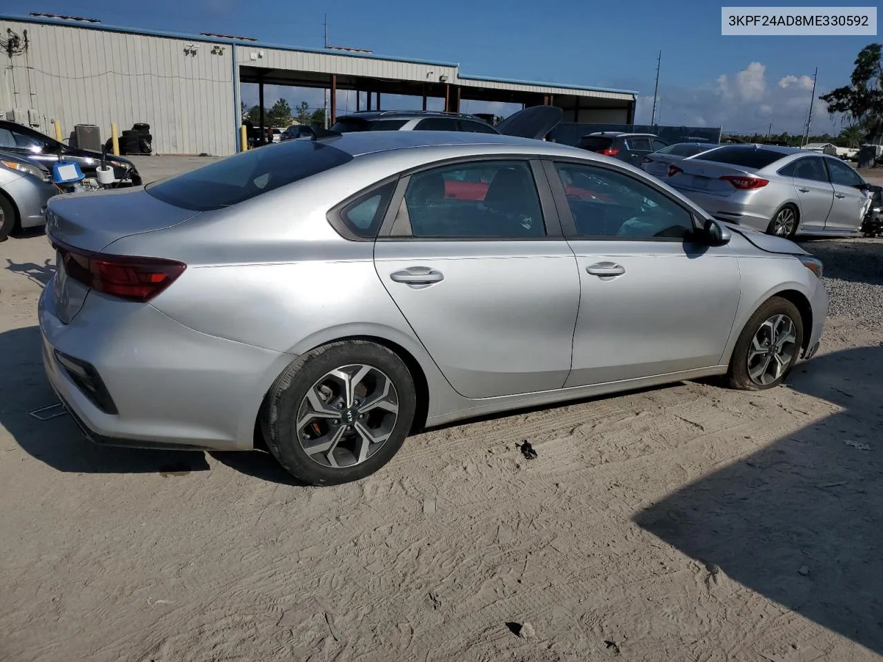 2021 Kia Forte Fe VIN: 3KPF24AD8ME330592 Lot: 58051764