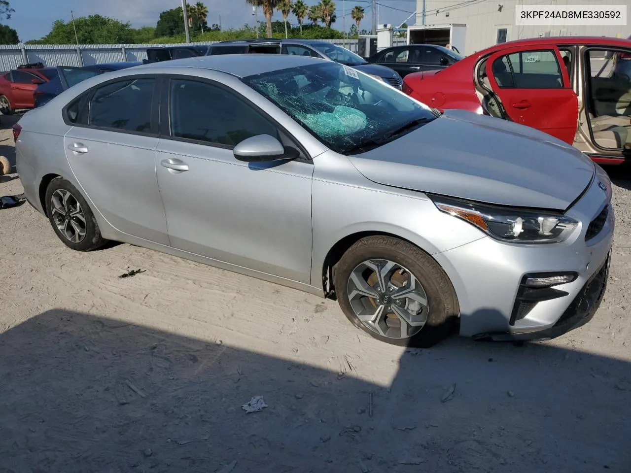 3KPF24AD8ME330592 2021 Kia Forte Fe