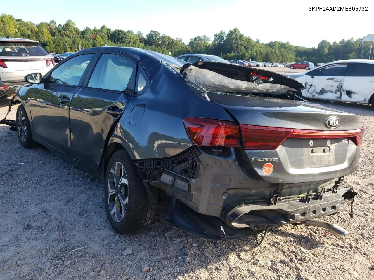 2021 Kia Forte Fe VIN: 3KPF24AD2ME305932 Lot: 58722592