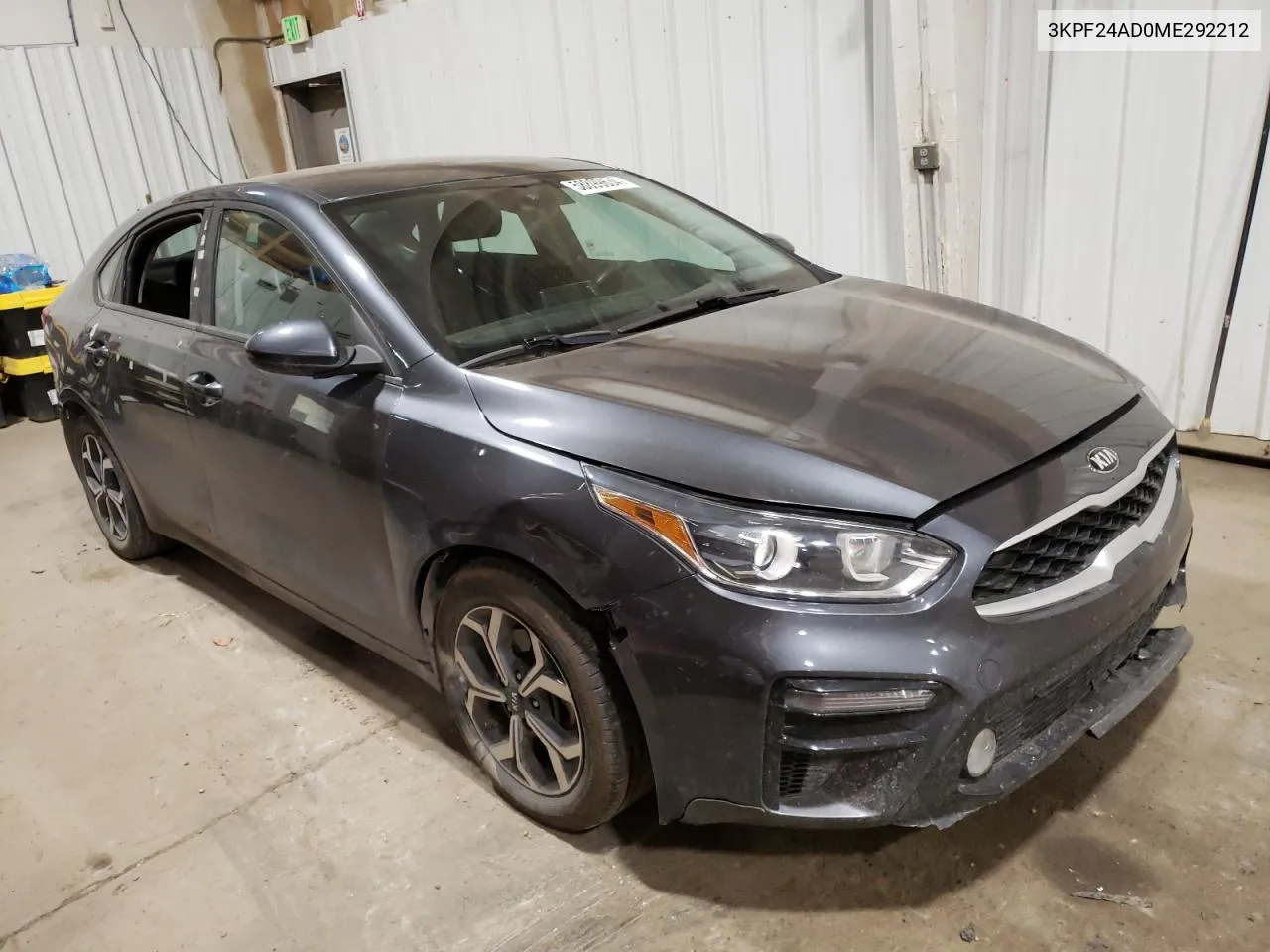 2021 Kia Forte Fe VIN: 3KPF24AD0ME292212 Lot: 58899634