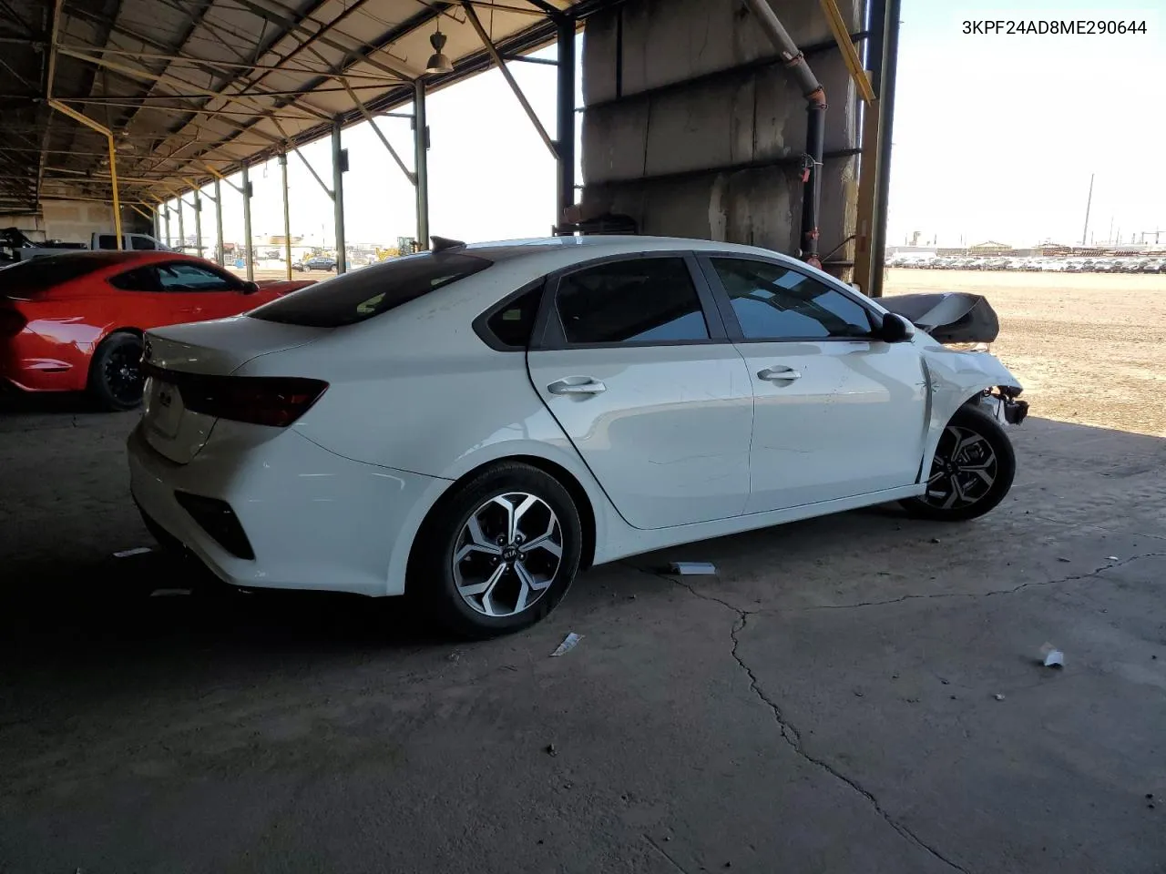 2021 Kia Forte Fe VIN: 3KPF24AD8ME290644 Lot: 59529194