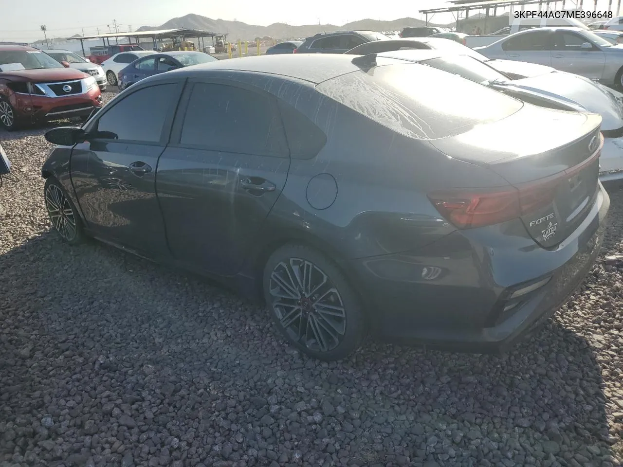 2021 Kia Forte Gt VIN: 3KPF44AC7ME396648 Lot: 59590144