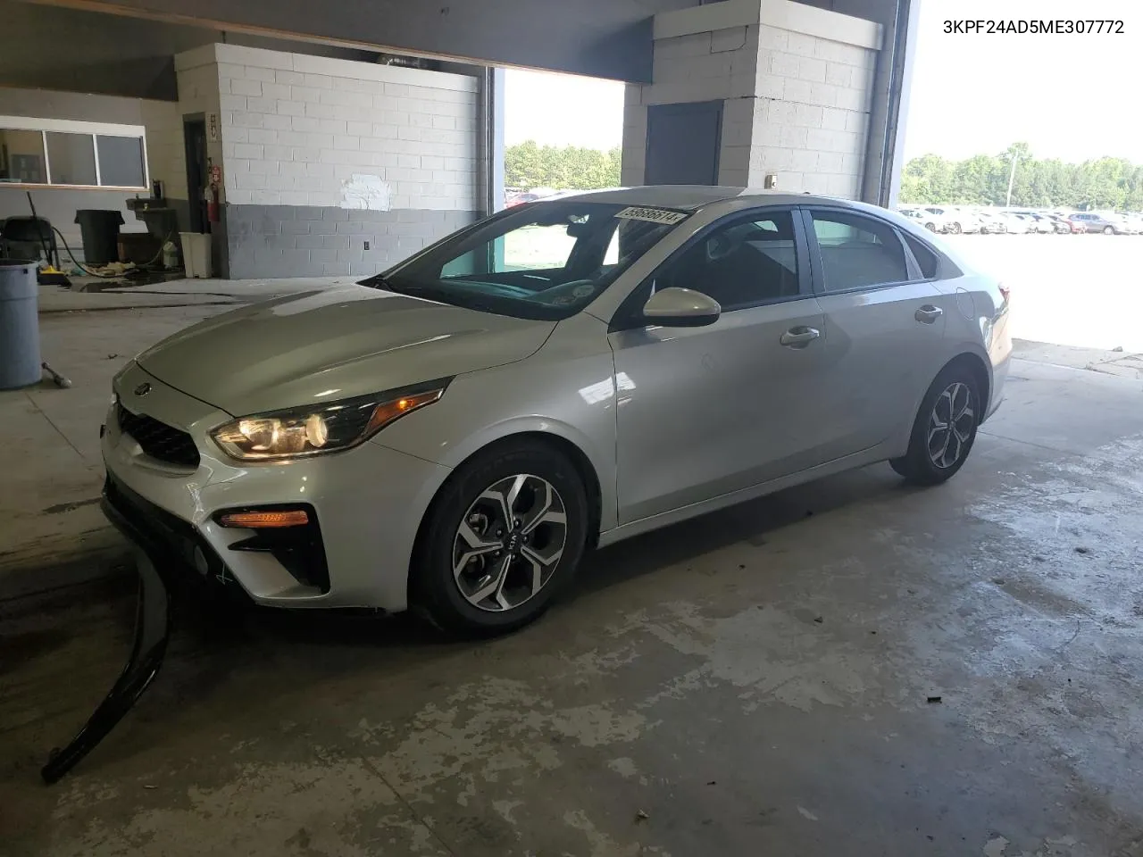 2021 Kia Forte Fe VIN: 3KPF24AD5ME307772 Lot: 59686614