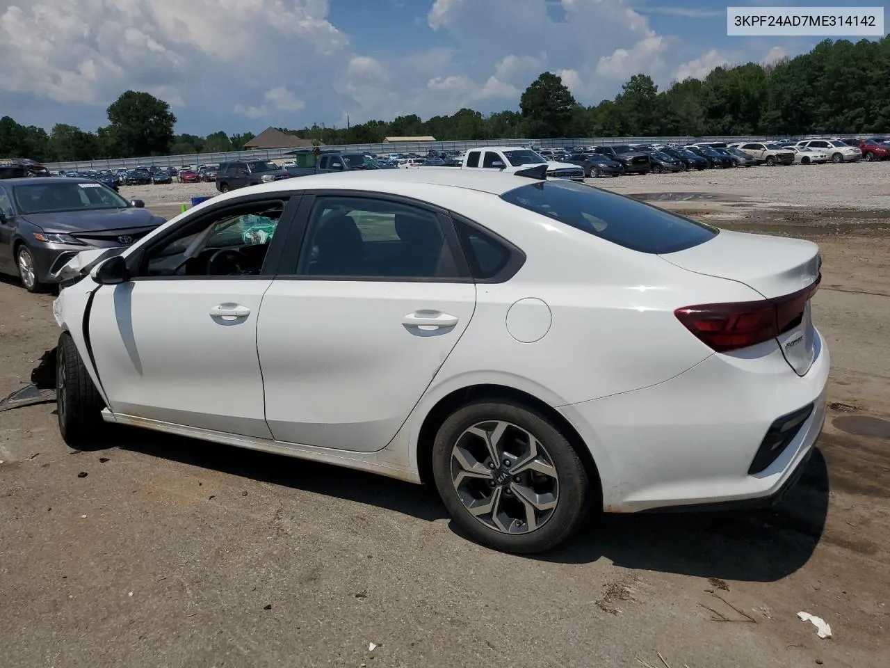 2021 Kia Forte Fe VIN: 3KPF24AD7ME314142 Lot: 60165094