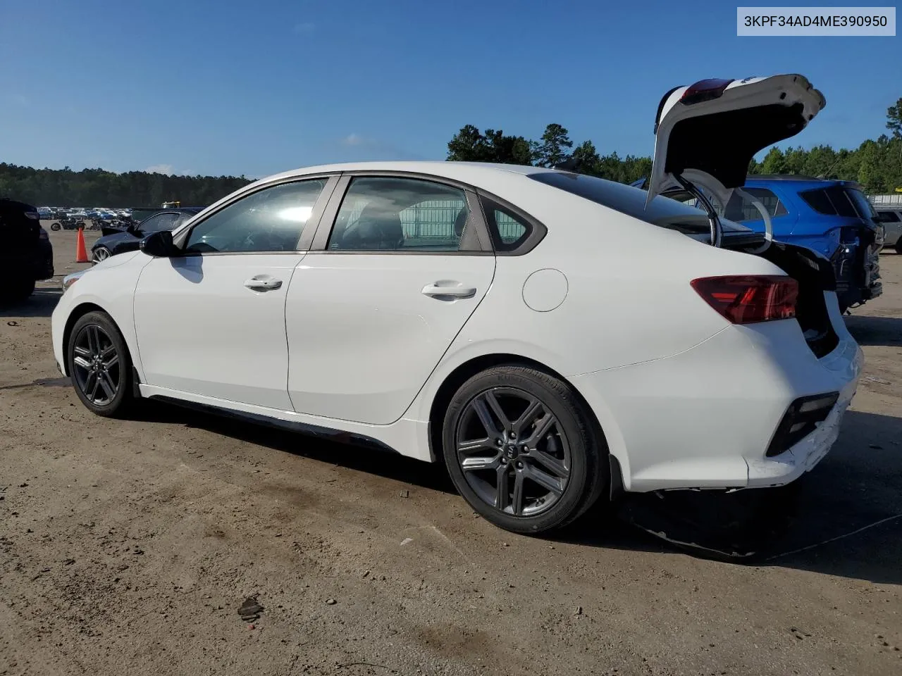 2021 Kia Forte Gt Line VIN: 3KPF34AD4ME390950 Lot: 60254974