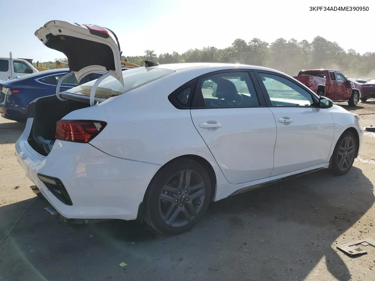 2021 Kia Forte Gt Line VIN: 3KPF34AD4ME390950 Lot: 60254974