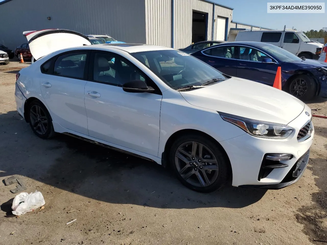 2021 Kia Forte Gt Line VIN: 3KPF34AD4ME390950 Lot: 60254974