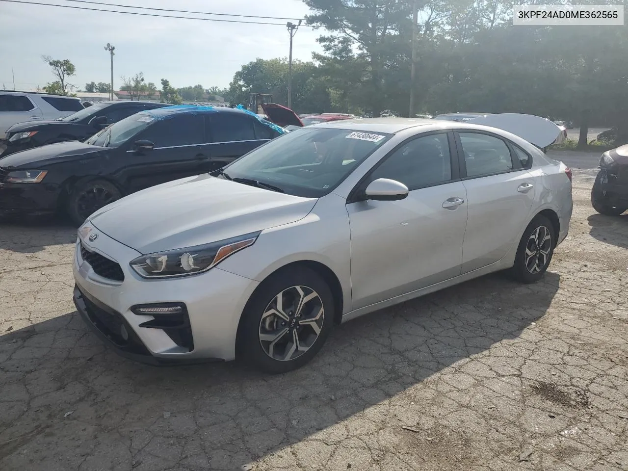 2021 Kia Forte Fe VIN: 3KPF24AD0ME362565 Lot: 61430644