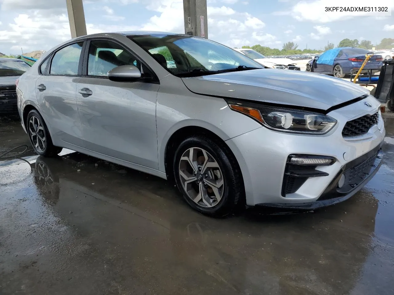 2021 Kia Forte Fe VIN: 3KPF24ADXME311302 Lot: 61658814