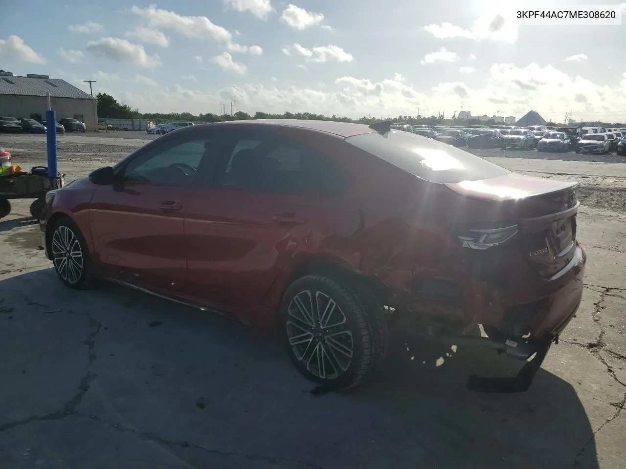 2021 Kia Forte Gt VIN: 3KPF44AC7ME308620 Lot: 61749514