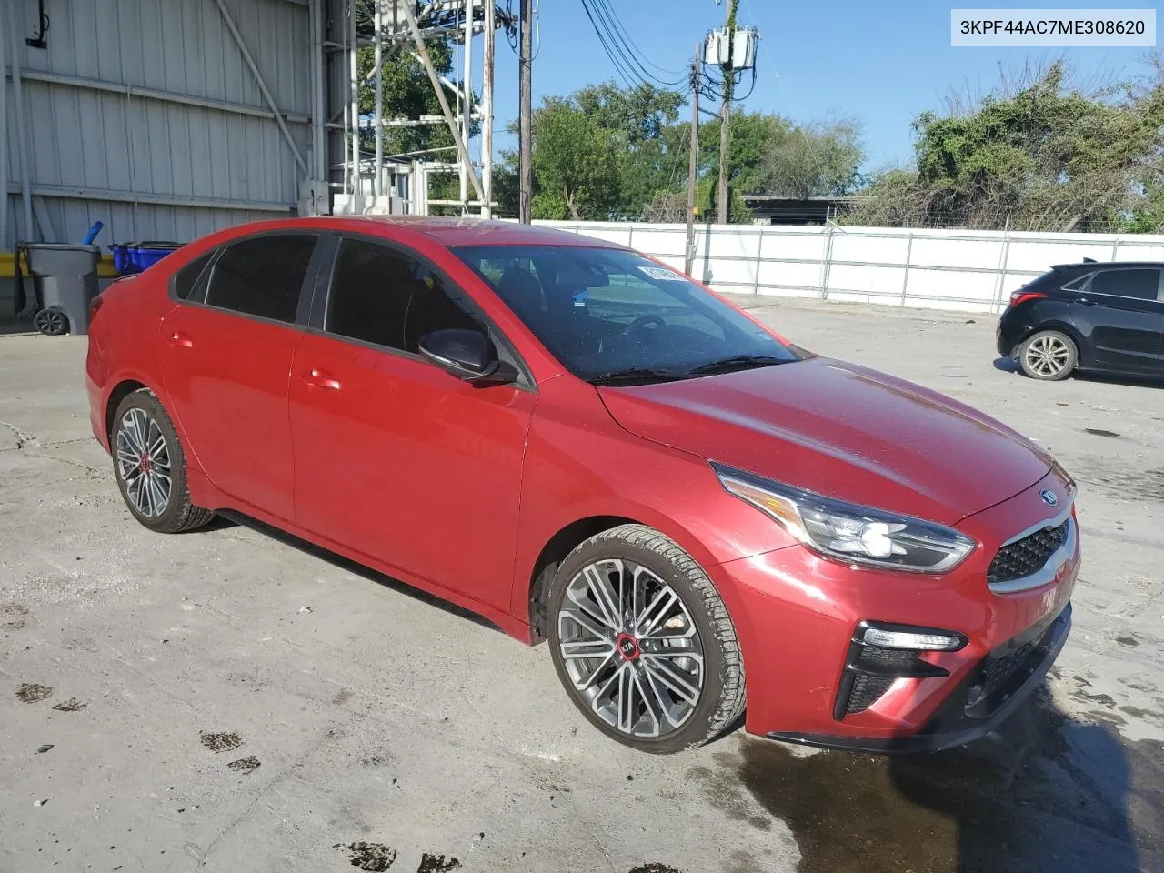 2021 Kia Forte Gt VIN: 3KPF44AC7ME308620 Lot: 61749514