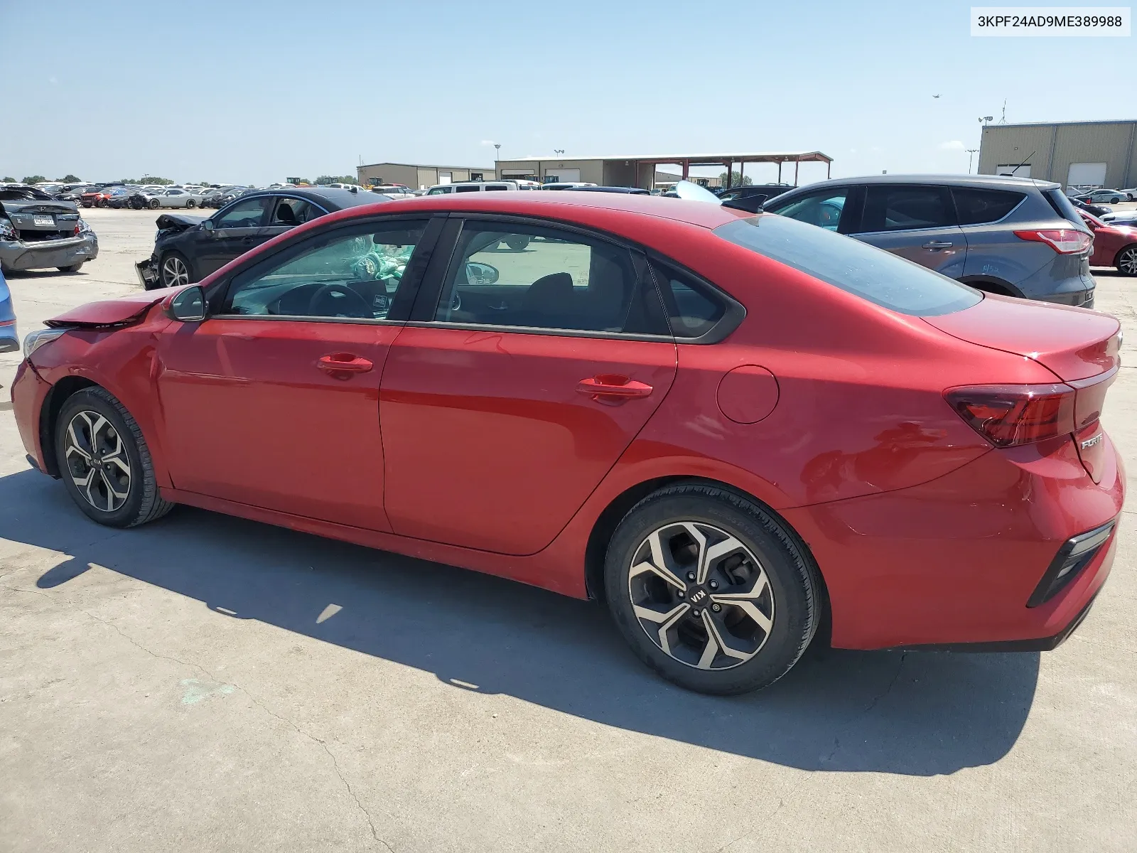 2021 Kia Forte Fe VIN: 3KPF24AD9ME389988 Lot: 62346364