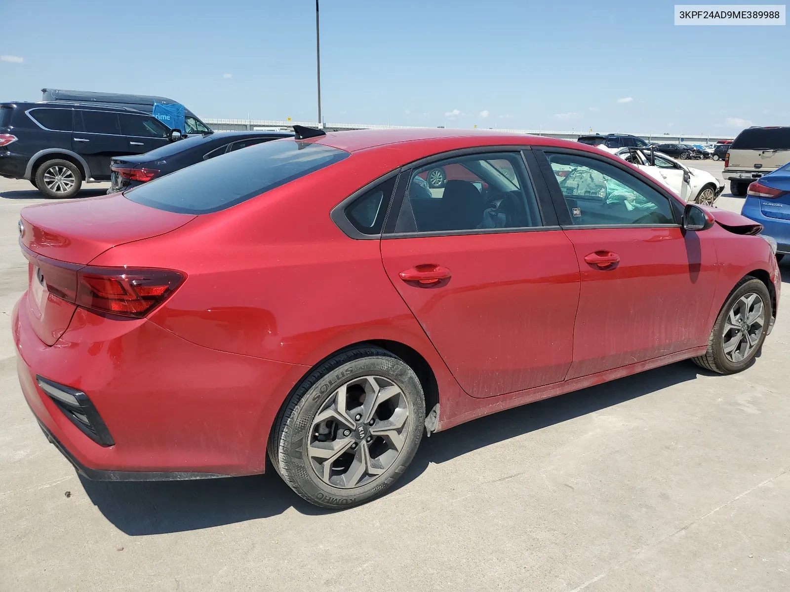 2021 Kia Forte Fe VIN: 3KPF24AD9ME389988 Lot: 62346364