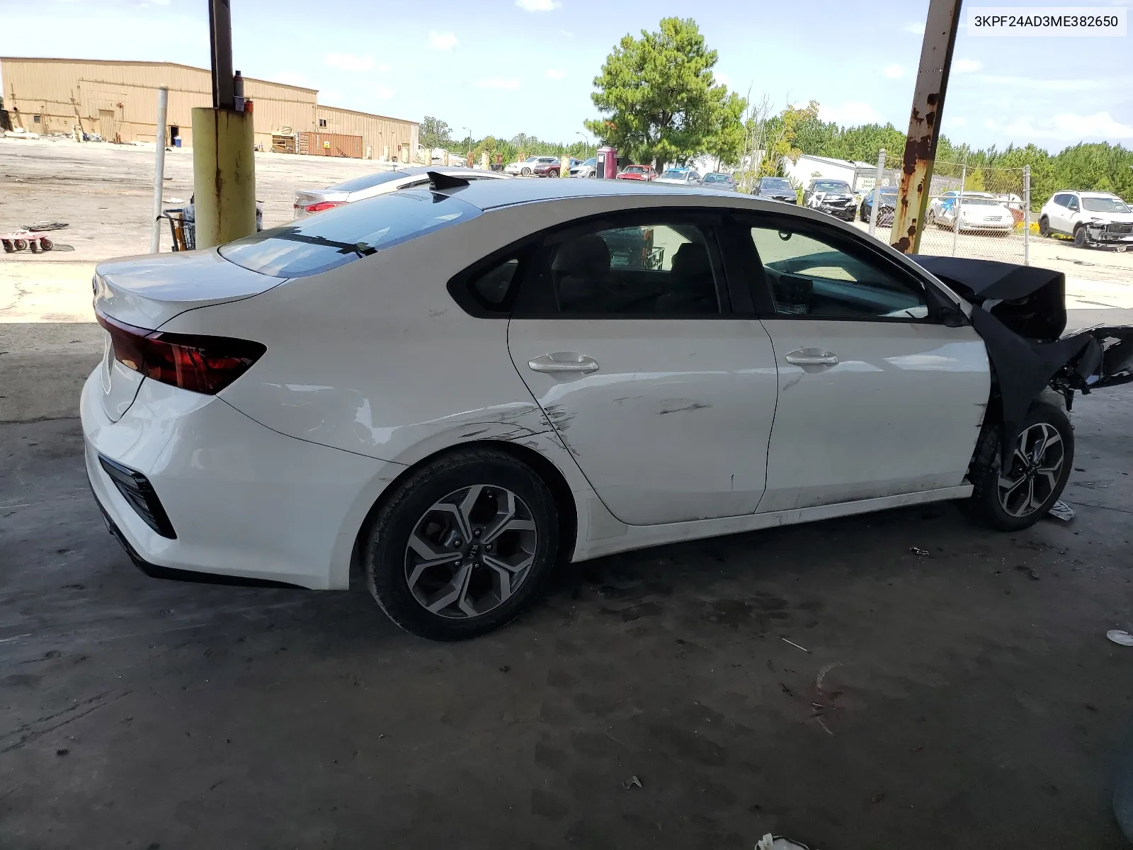 2021 Kia Forte Fe VIN: 3KPF24AD3ME382650 Lot: 62876754