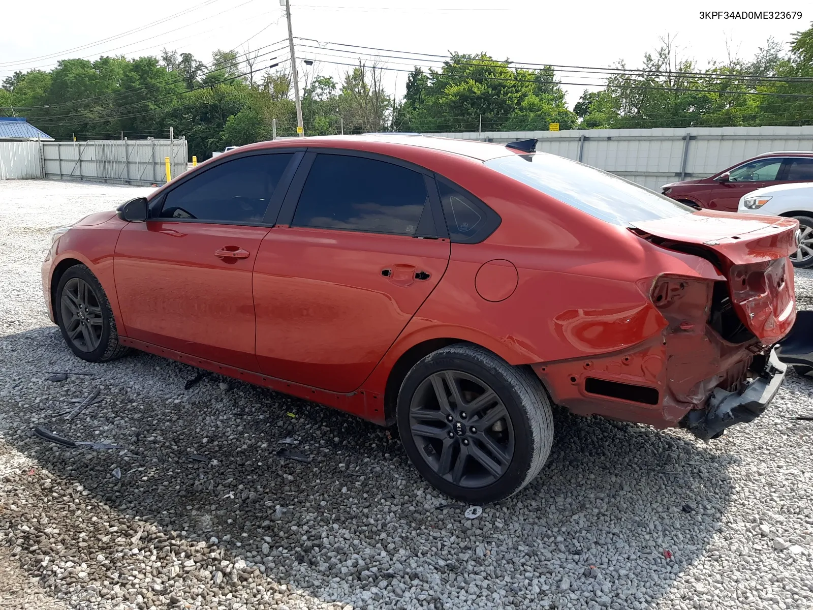 2021 Kia Forte Gt Line VIN: 3KPF34AD0ME323679 Lot: 63005384