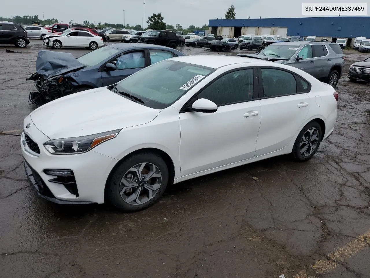 2021 Kia Forte Fe VIN: 3KPF24AD0ME337469 Lot: 63065064