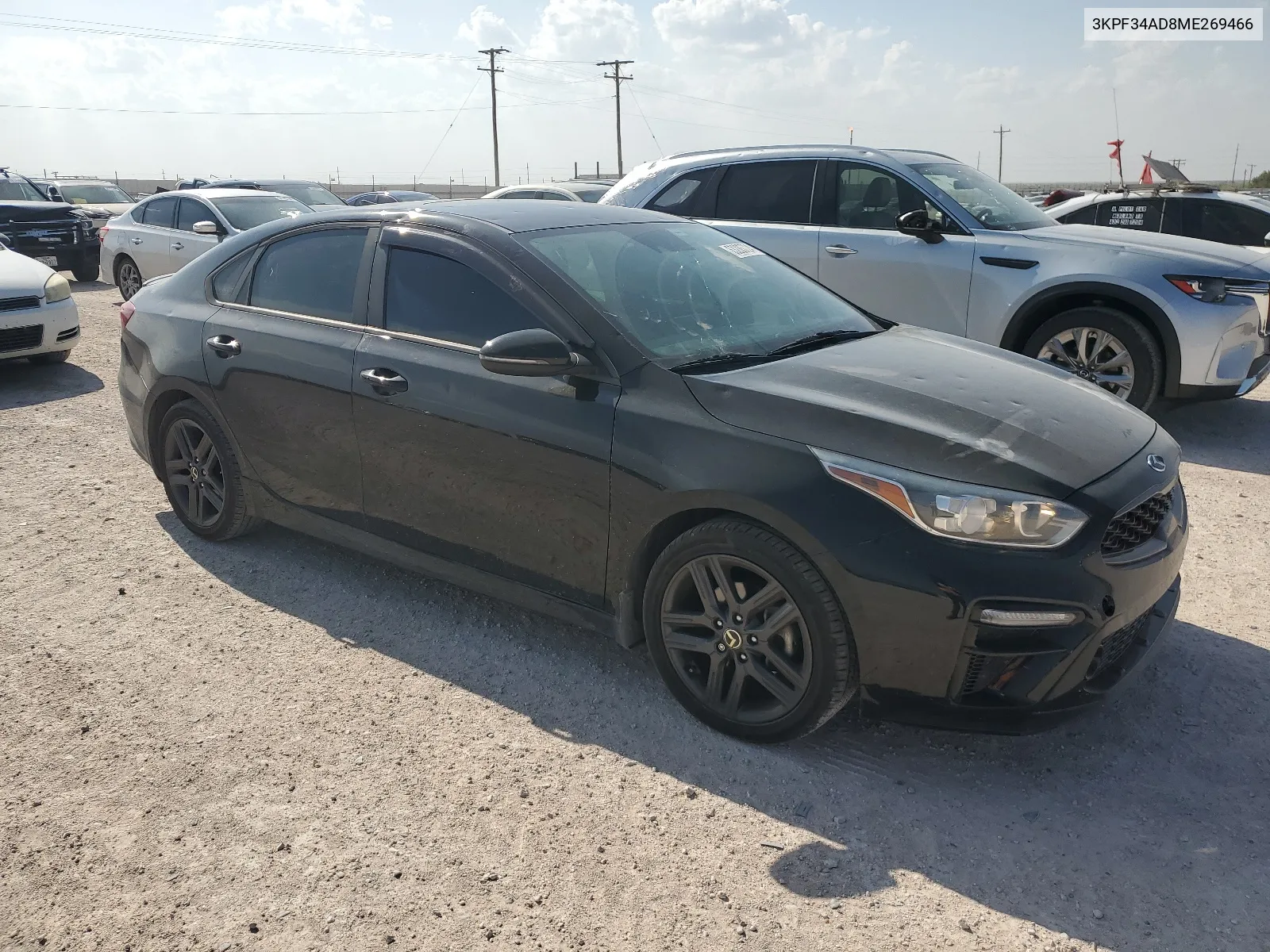 3KPF34AD8ME269466 2021 Kia Forte Gt Line