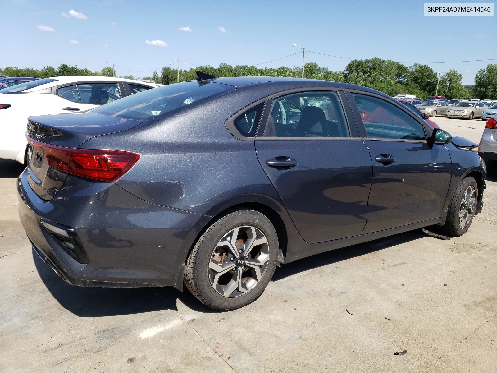 2021 Kia Forte Fe VIN: 3KPF24AD7ME414046 Lot: 63438454