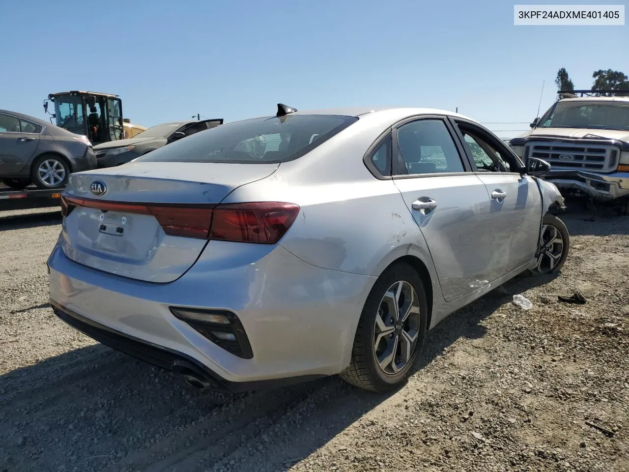 2021 Kia Forte Fe VIN: 3KPF24ADXME401405 Lot: 64828334