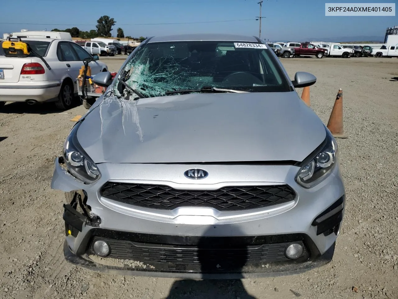 2021 Kia Forte Fe VIN: 3KPF24ADXME401405 Lot: 64828334