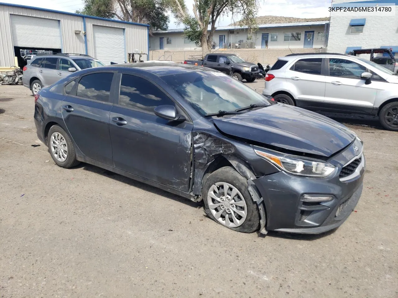 2021 Kia Forte Fe VIN: 3KPF24AD6ME314780 Lot: 65066434