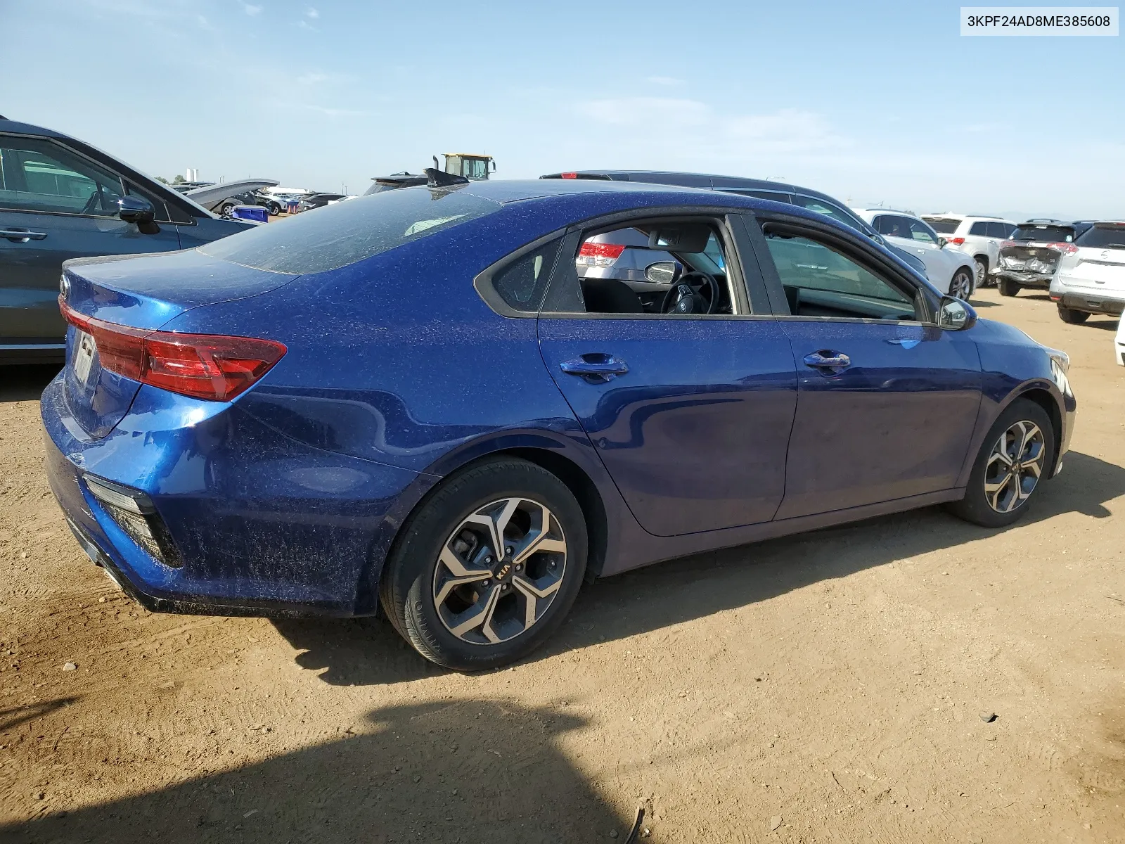 2021 Kia Forte Fe VIN: 3KPF24AD8ME385608 Lot: 65079474