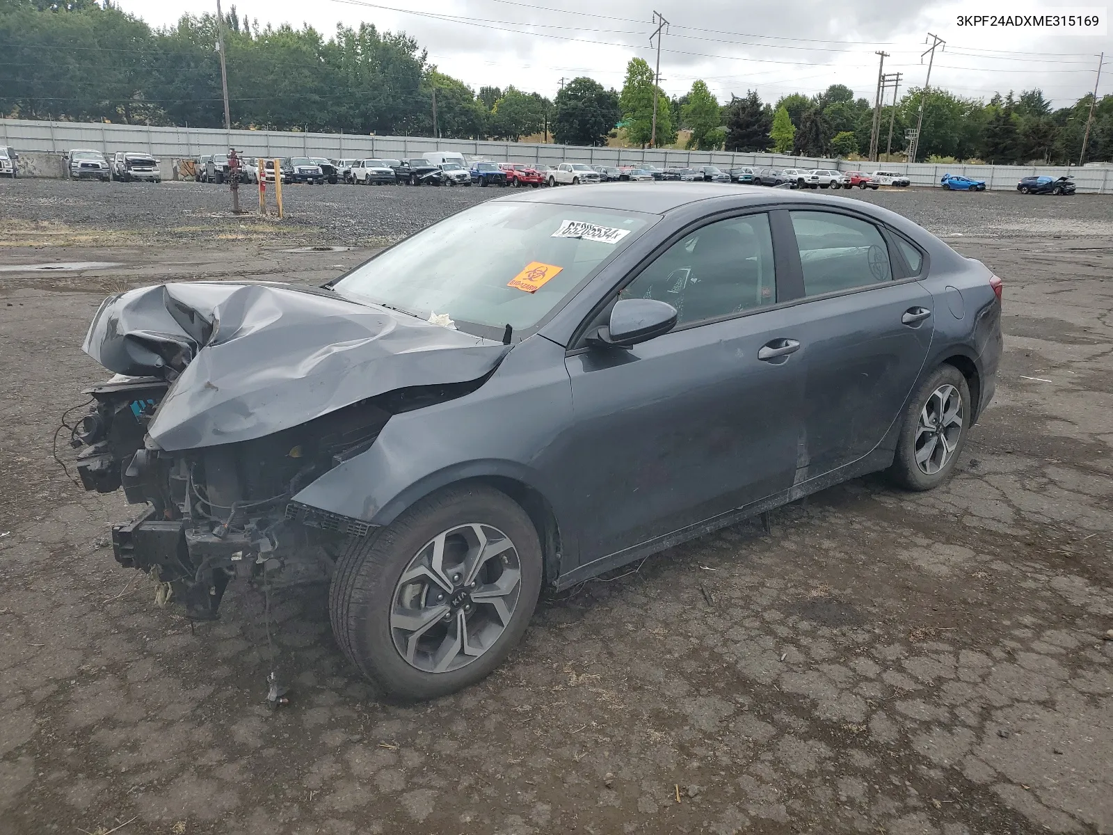 3KPF24ADXME315169 2021 Kia Forte Fe