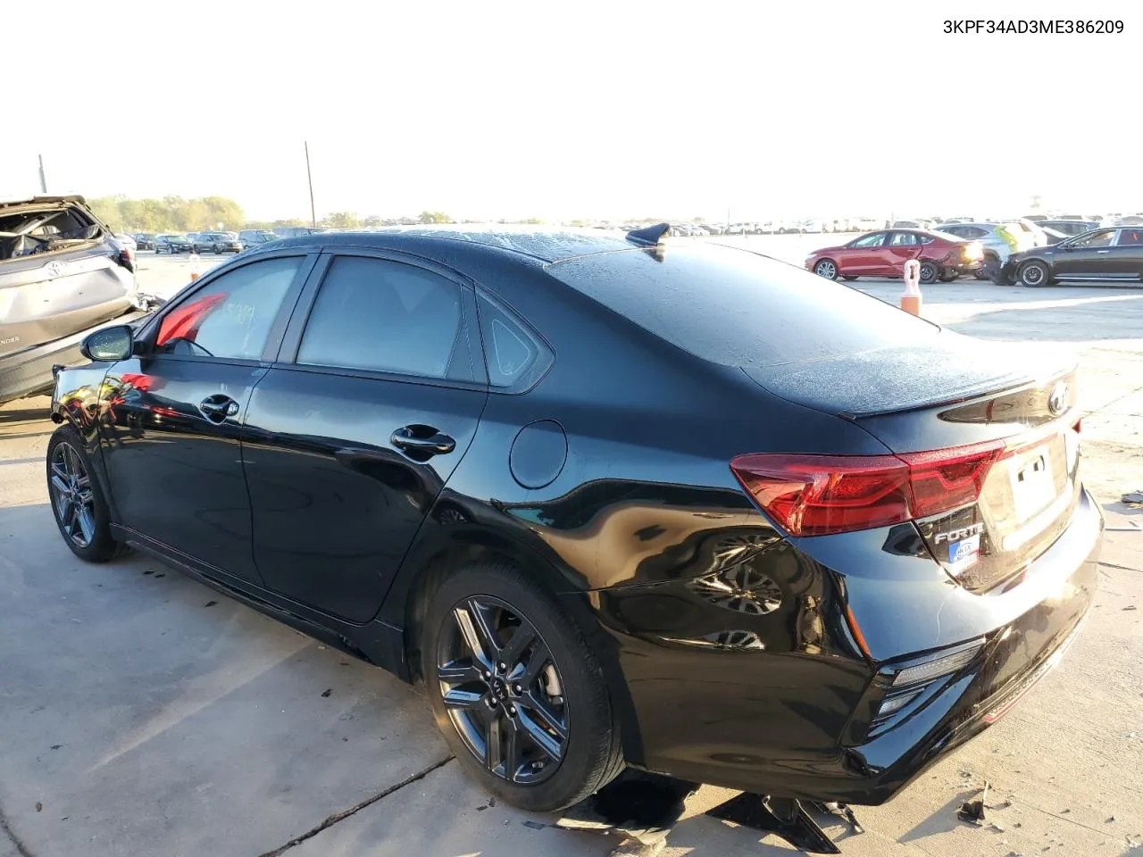 2021 Kia Forte Gt Line VIN: 3KPF34AD3ME386209 Lot: 65358122