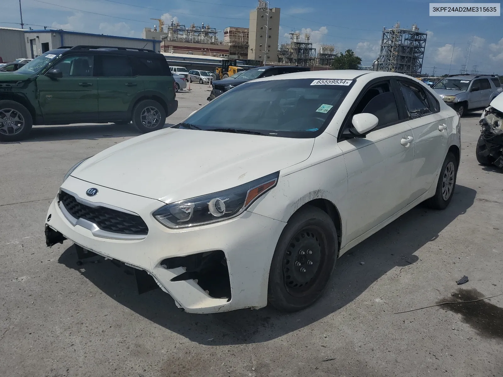 2021 Kia Forte Fe VIN: 3KPF24AD2ME315635 Lot: 65559534