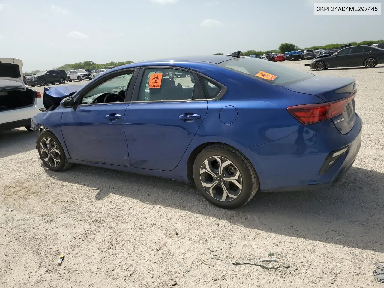 2021 Kia Forte Fe VIN: 3KPF24AD4ME297445 Lot: 65579134