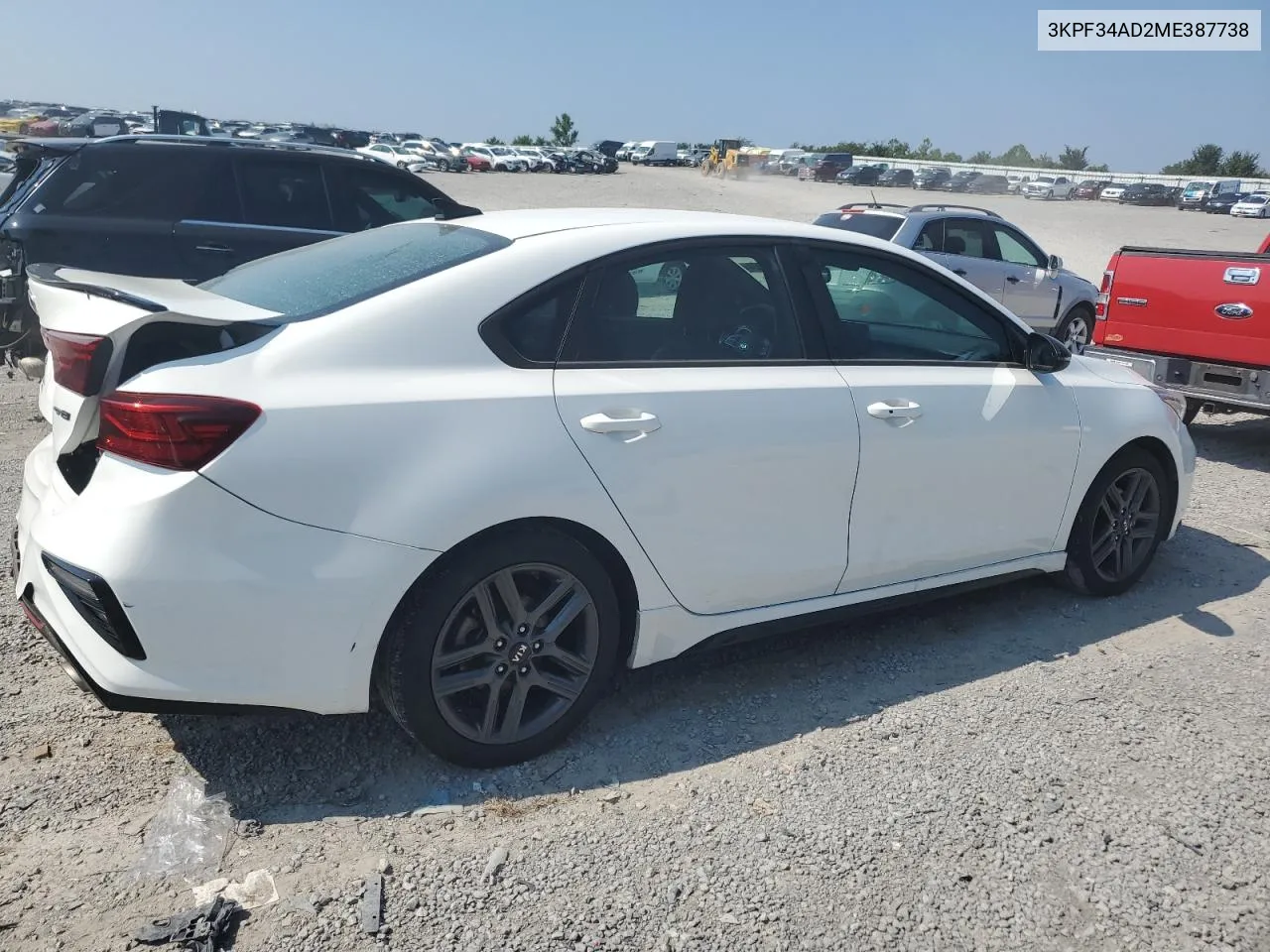 3KPF34AD2ME387738 2021 Kia Forte Gt Line