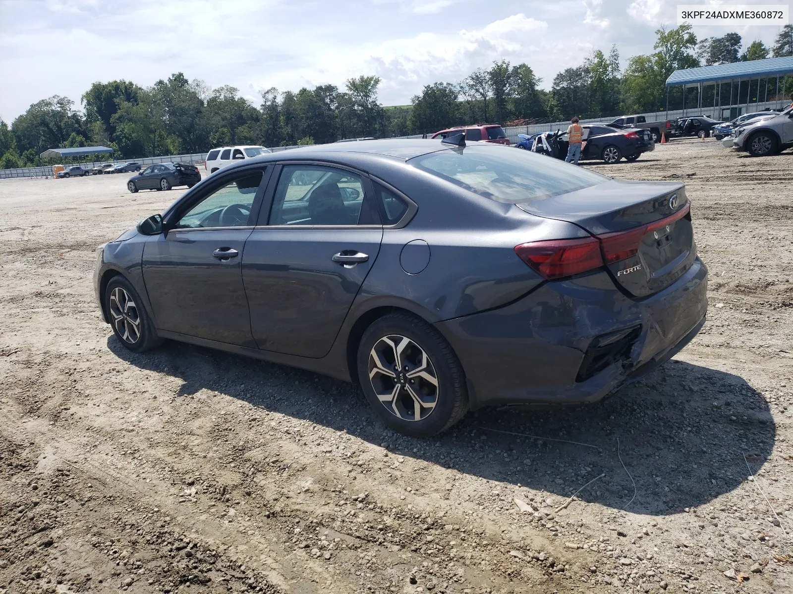 2021 Kia Forte Fe VIN: 3KPF24ADXME360872 Lot: 65792564