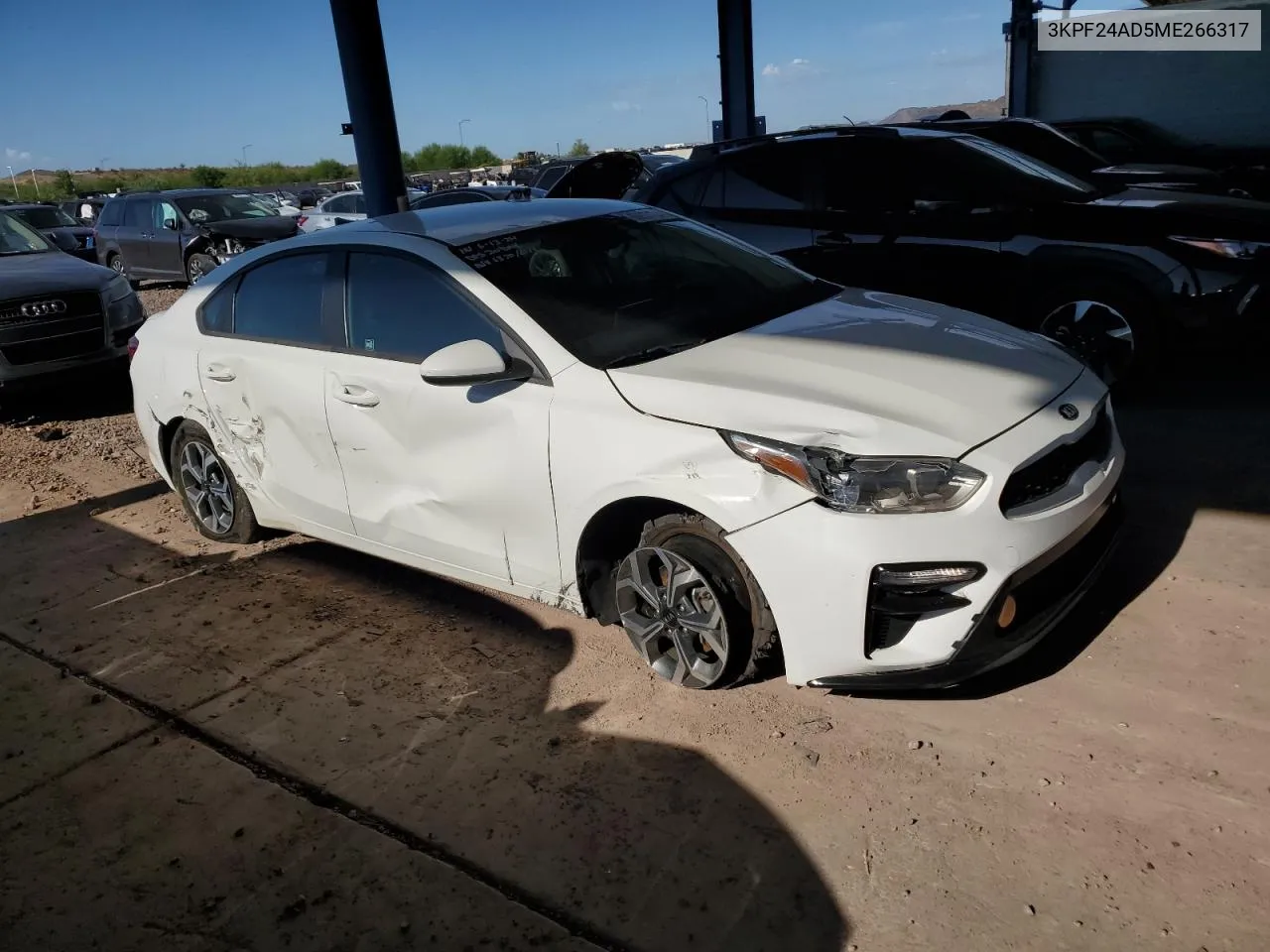 2021 Kia Forte Fe VIN: 3KPF24AD5ME266317 Lot: 65937734