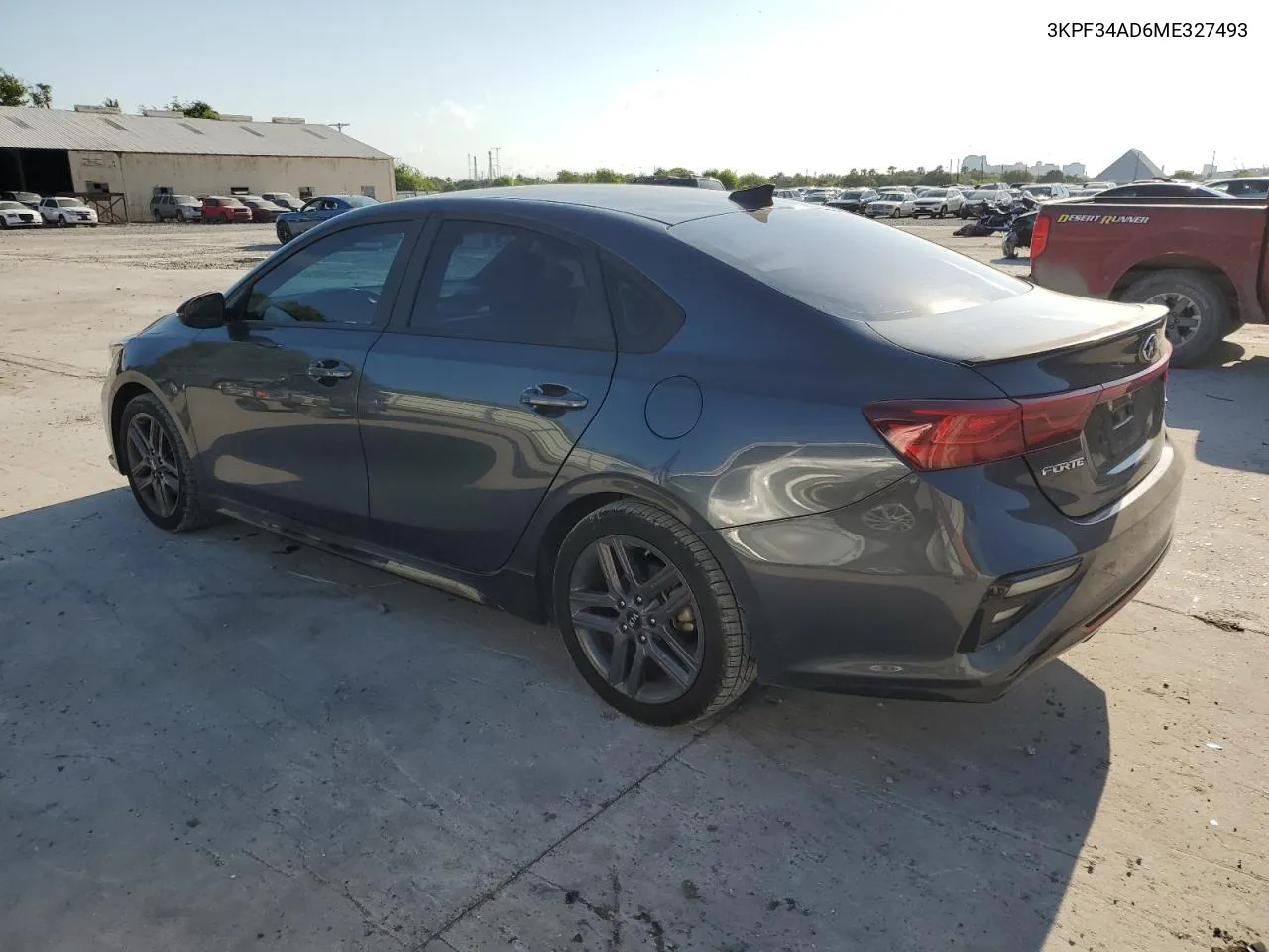 2021 Kia Forte Gt Line VIN: 3KPF34AD6ME327493 Lot: 65939154