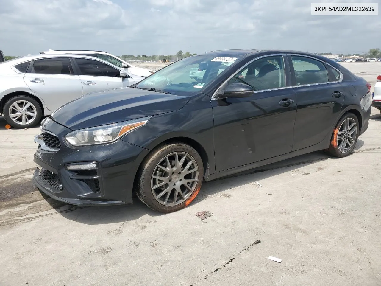 2021 Kia Forte Ex VIN: 3KPF54AD2ME322639 Lot: 65968554