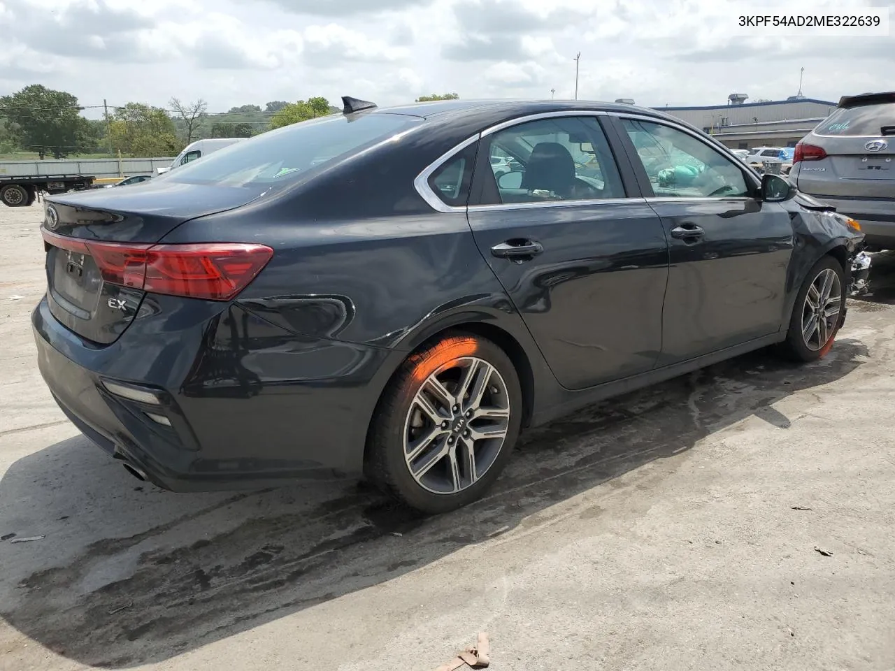 2021 Kia Forte Ex VIN: 3KPF54AD2ME322639 Lot: 65968554