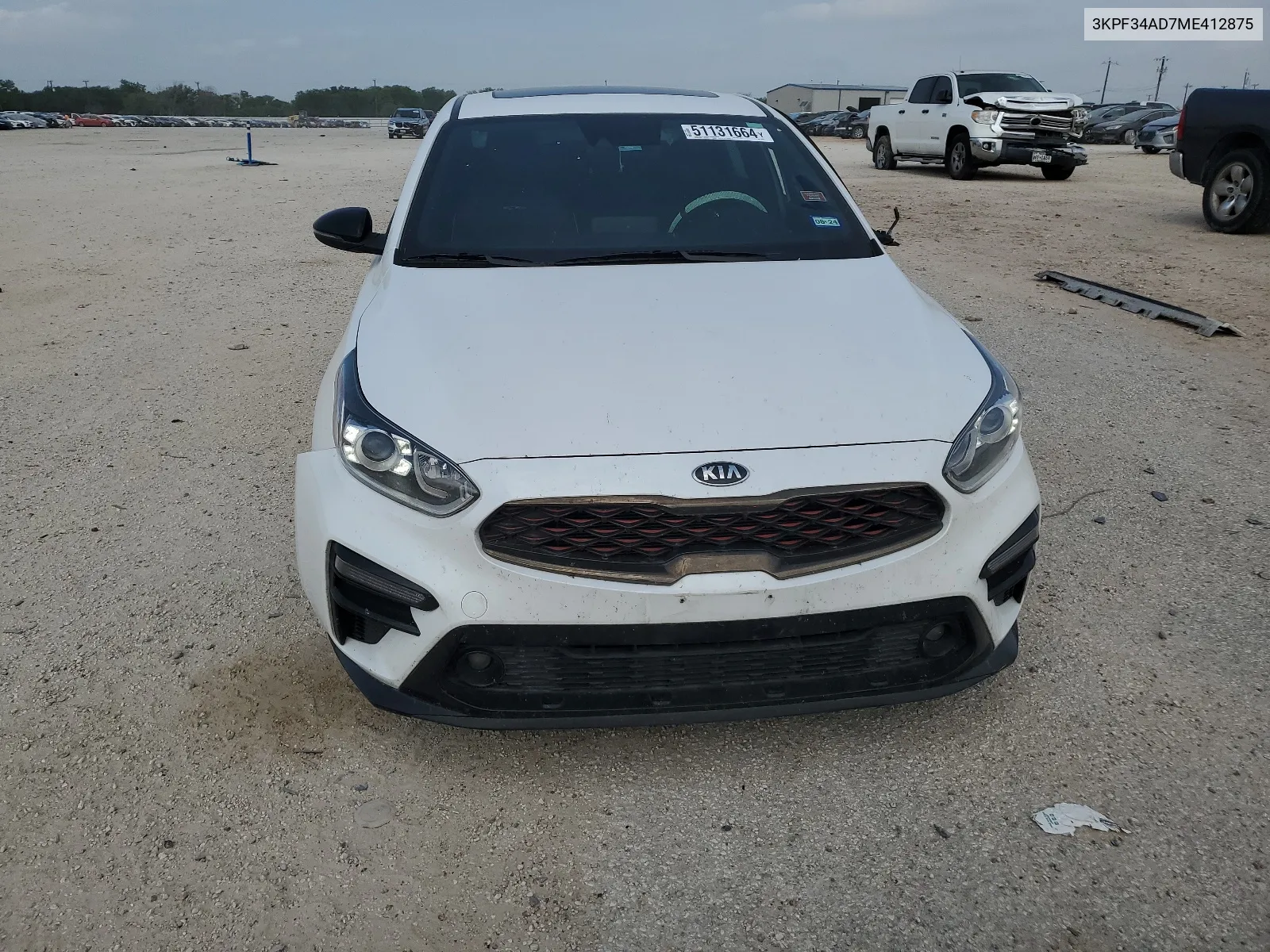 3KPF34AD7ME412875 2021 Kia Forte Gt Line