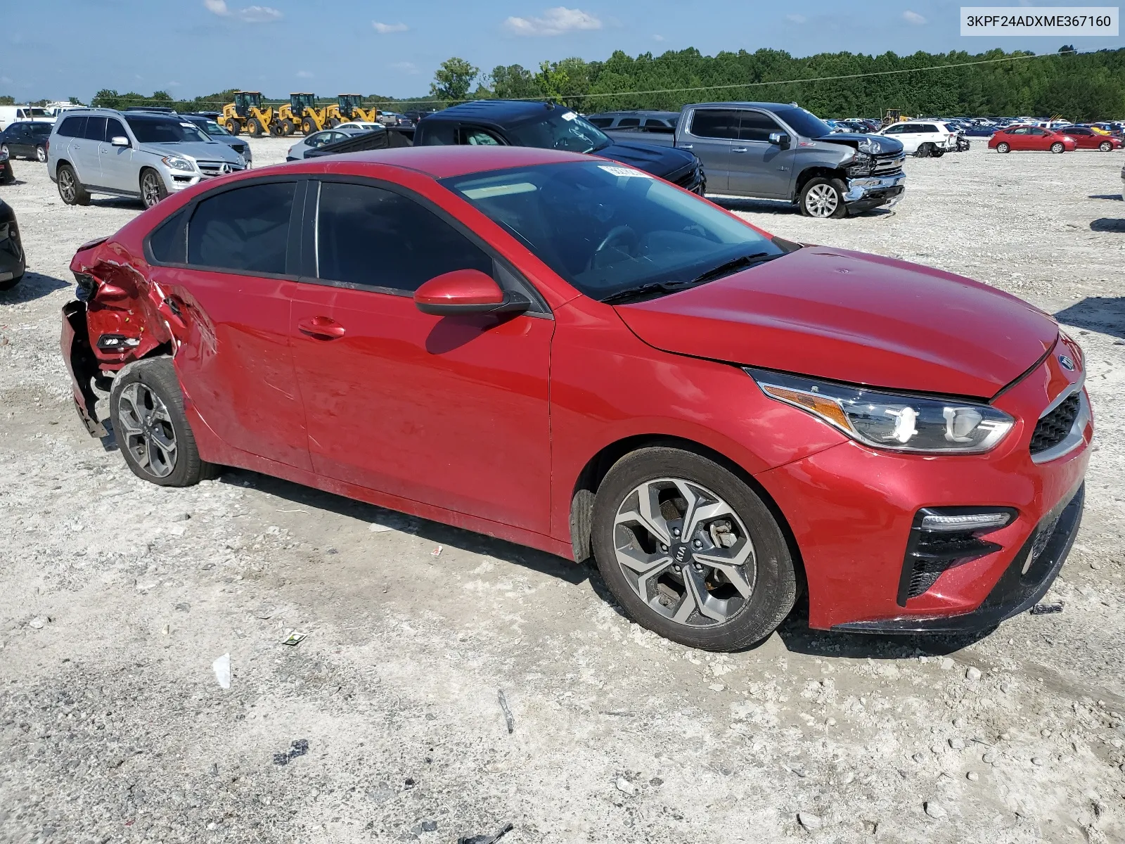 2021 Kia Forte Fe VIN: 3KPF24ADXME367160 Lot: 66278214